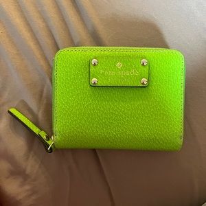 Kate Spade like green wallet.